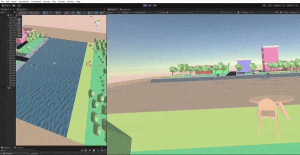 Stone Skipping concept